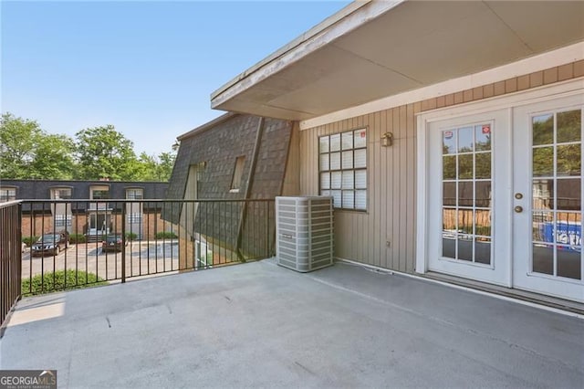 355 Winding River Dr Unit B, Atlanta, GA 30350 - view of patio / terrace with french doors