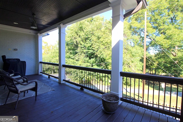 603 W 1st St, Rome, GA 30161 - view of wooden terrace