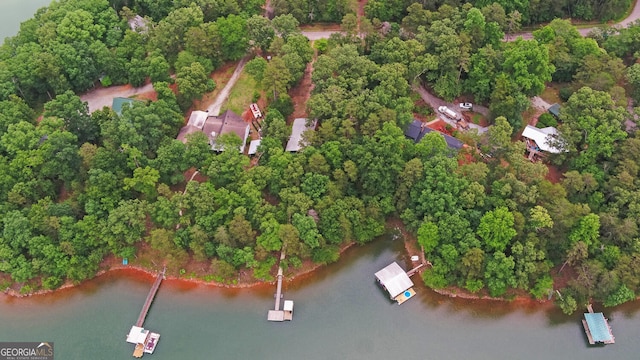 171 Friendship Dr, Hartwell, GA 30643 - bird's eye view of a large body of water