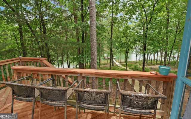 171 Friendship Dr, Hartwell, GA 30643 - view of wooden terrace