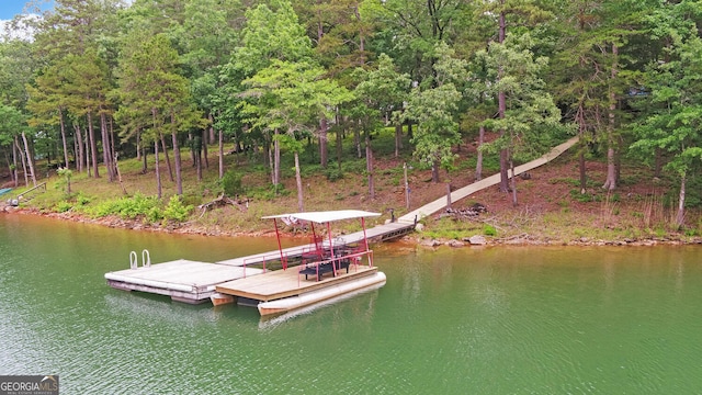 171 Friendship Dr, Hartwell, GA 30643 - dock area with a water view
