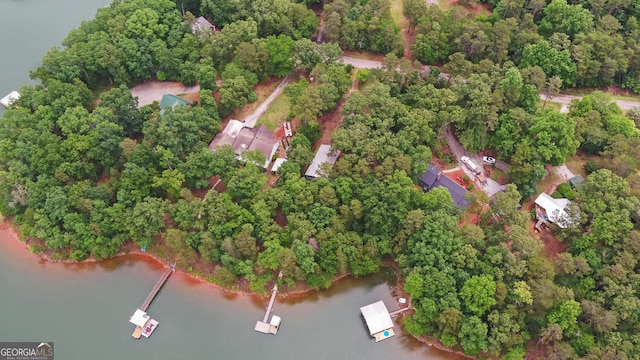 171 Friendship Dr, Hartwell, GA 30643 - bird's eye view of a large body of water