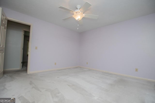 65 Pine Haven Ct, Carrollton, GA 30116 - carpeted empty room with a ceiling fan and baseboards