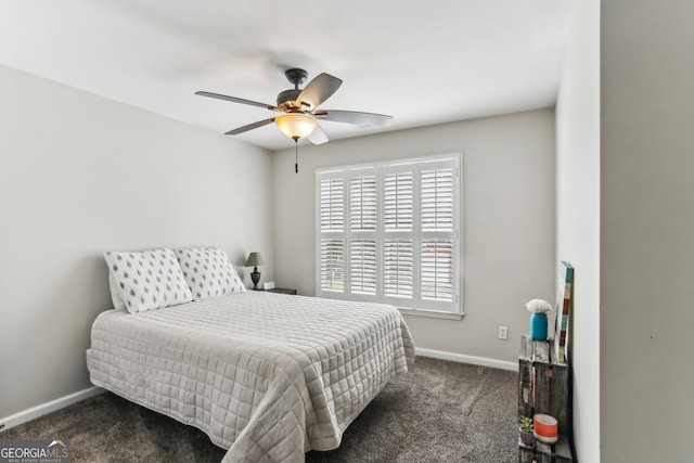 2624 E Madison Dr, Atlanta, GA 30360 - carpeted bedroom with baseboards and a ceiling fan