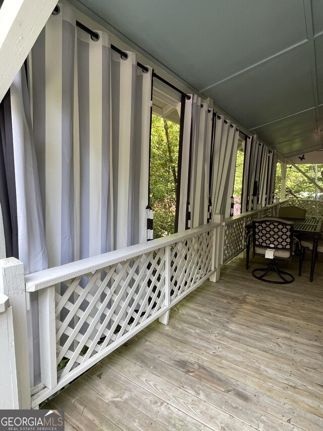54 Candy Land Dr, Cleveland, GA 30528 - view of wooden porch