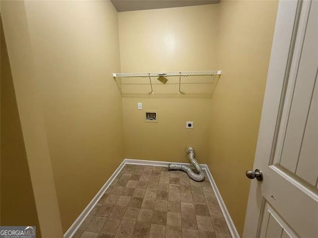 102 Daisy Cir, Mcdonough, GA 30252 - washroom featuring electric dryer hookup, baseboards, and washer hookup