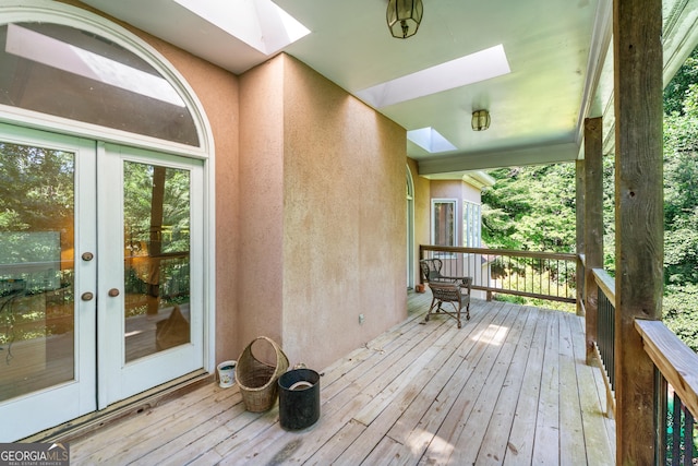 5105 Jett Forest Trl NW, Sandy Springs, GA 30327 - deck with french doors