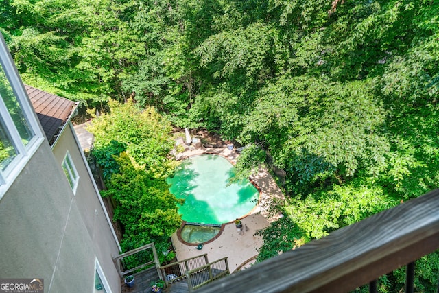 5105 Jett Forest Trl NW, Sandy Springs, GA 30327 - aerial view of a pool