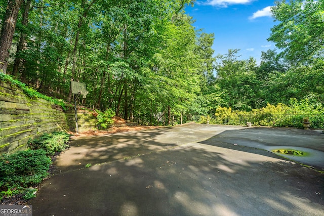 5105 Jett Forest Trl NW, Sandy Springs, GA 30327 - view of patio featuring a view of trees