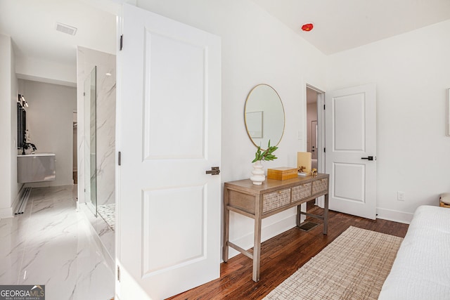 1721 S Gordon St SW, Atlanta, GA 30310 - bedroom with baseboards and wood finished floors