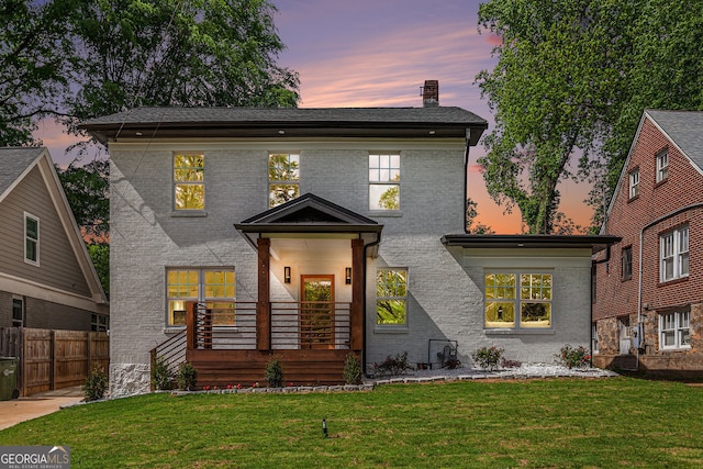 1721 S Gordon St SW, Atlanta, GA 30310 - view of front facade featuring a chimney