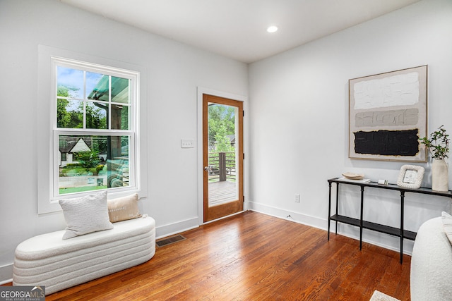 1721 S Gordon St SW, Atlanta, GA 30310 - office area with wood finished floors and recessed lighting