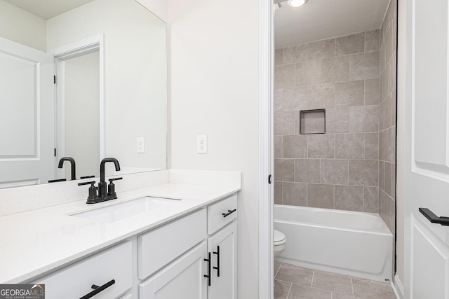 500 Cantrell Dr, Dallas, GA 30157 - full bathroom featuring vanity and shower / bathtub combination