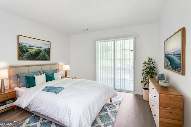 1931 Brian Way, Decatur, GA 30033 - bedroom with access to exterior and wood finished floors