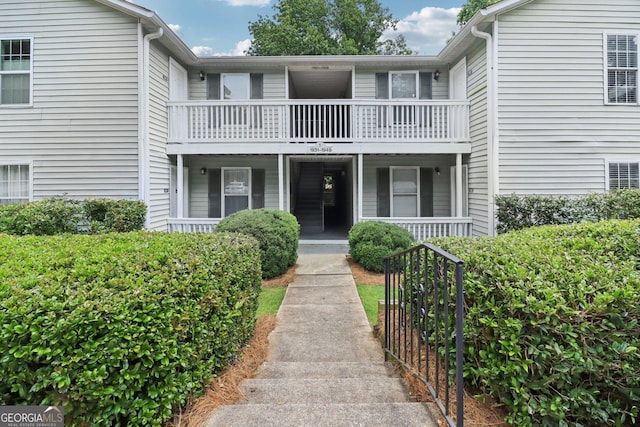 1931 Brian Way, Decatur, GA 30033 - entrance to property featuring a balcony and covered porch