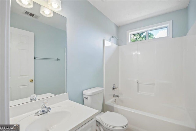 7825 Running Fox Trl, Gainesville, GA 30506 - full bathroom featuring vanity and shower / bath combination