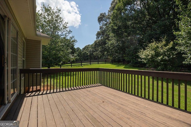 7825 Running Fox Trl, Gainesville, GA 30506 - wooden terrace featuring a fenced backyard