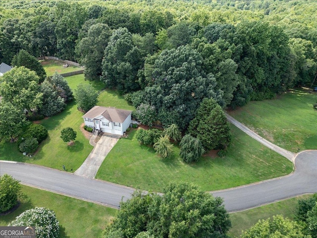 7825 Running Fox Trl, Gainesville, GA 30506 - view of subject property featuring a heavily wooded area