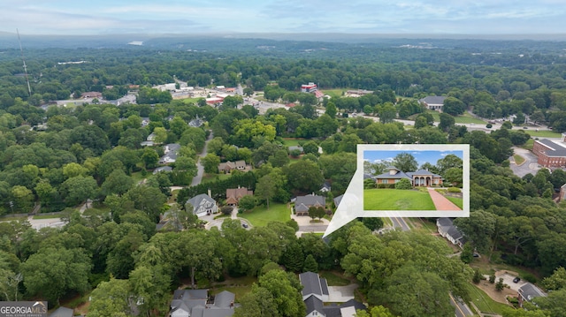 311 Vinings Walk, Gainesville, GA 30501 - aerial view of residential area featuring a forest