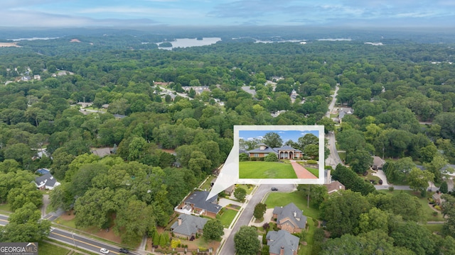 311 Vinings Walk, Gainesville, GA 30501 - aerial view of a heavily wooded area