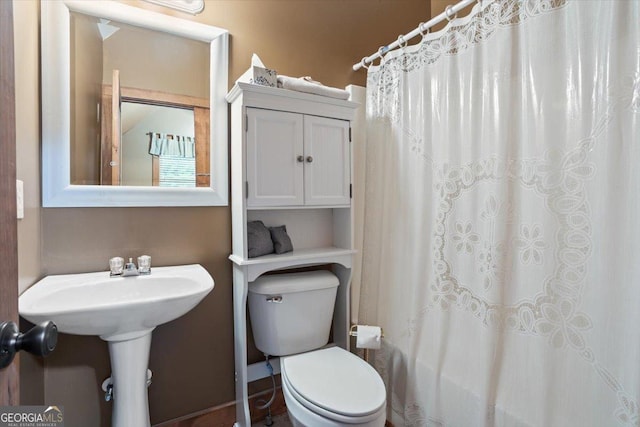 265 Shane Dr, Canton, GA 30115 - bathroom with toilet and shower / bath combo