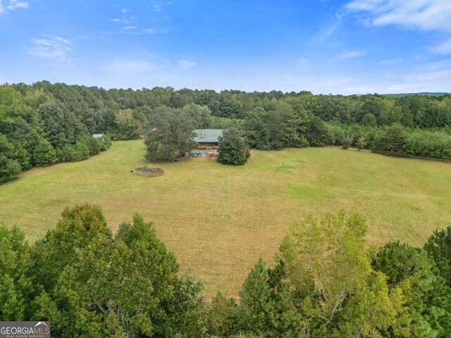 223 Arthur Rd, Zebulon, GA 30295 - aerial view of a heavily wooded area