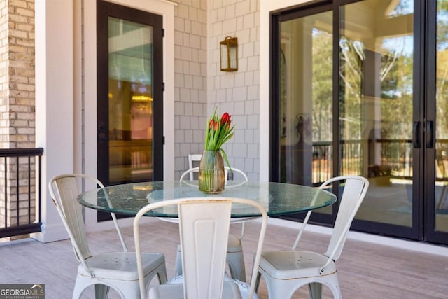 5050 Browns Ford Rd, Greensboro, GA 30642 - sunroom featuring french doors