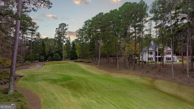 5050 Browns Ford Rd, Greensboro, GA 30642 - surrounding community with a yard, golf course view, and view of scattered trees