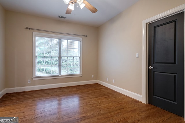 1984 Mendenhall Cir, Atlanta, GA 30341 - unfurnished room with wood finished floors and a ceiling fan