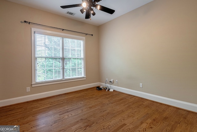 1984 Mendenhall Cir, Atlanta, GA 30341 - unfurnished room featuring wood finished floors and a ceiling fan