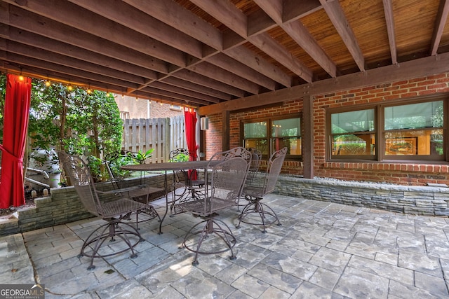 1984 Mendenhall Cir, Atlanta, GA 30341 - view of patio featuring outdoor dining space