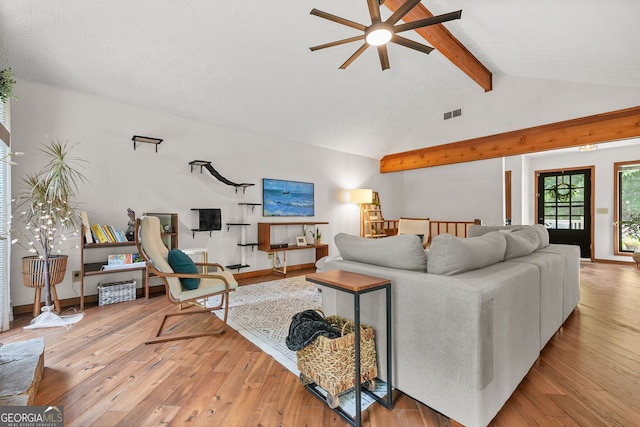 2666 Peachtree Walk, Duluth, GA 30096 - living area featuring a ceiling fan and light wood-style flooring