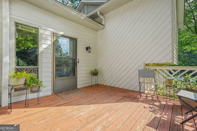 2666 Peachtree Walk, Duluth, GA 30096 - view of wooden deck