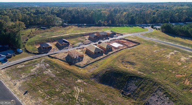 204 Lochwolde Dr, Macon, GA 31220 - aerial view of property and surrounding area with a heavily wooded area