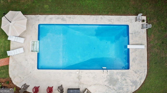 207 Saddle Mountain Rd SE, Rome, GA 30161 - aerial view of a pool area