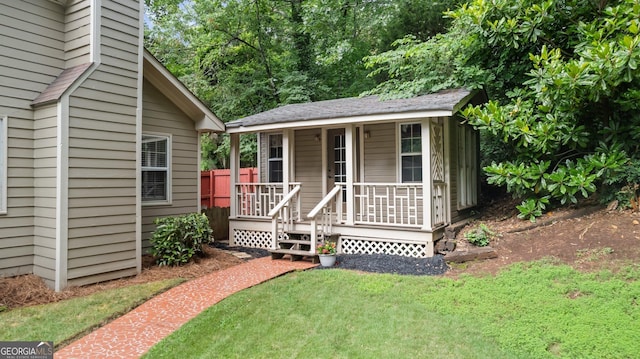 207 Saddle Mountain Rd SE, Rome, GA 30161 - view of front of property featuring a porch and a front yard
