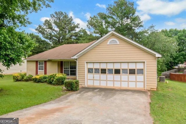 9550 Canvasback Ct, Jonesboro, GA 30238 - single story home with a front lawn, driveway, and an attached garage