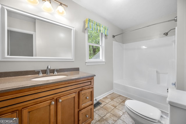 5065 Nesbit Ferry Ln, Atlanta, GA 30350 - bathroom with vanity and shower / bath combination