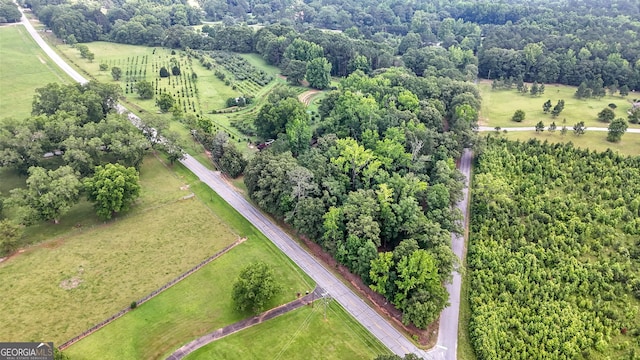 2037 Jeff Davis Rd, Thomaston, GA 30286 - aerial view of property and surrounding area with rural landscape