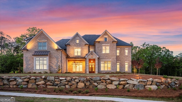 4927 Slaton Dr, Acworth, GA 30101 - view of front of house with brick siding
