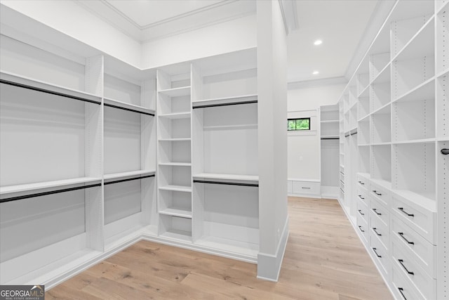 4927 Slaton Dr, Acworth, GA 30101 - spacious closet featuring light wood-style flooring