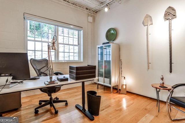 1933 Mclendon Ave NE Unit A, Atlanta, GA 30307 - office area featuring wood finished floors