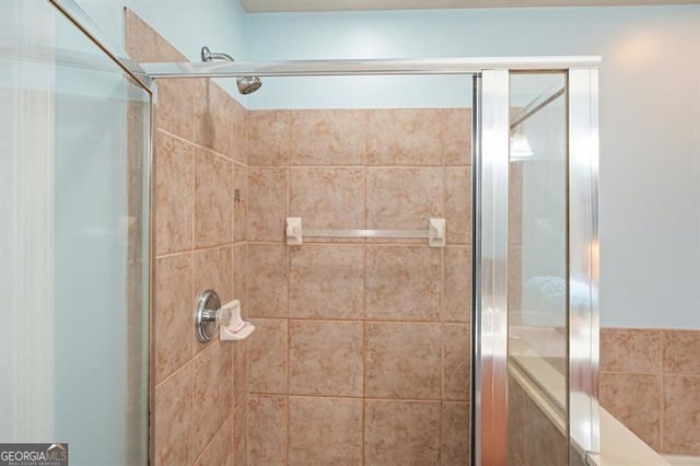 411 Mountain View Ln, Woodstock, GA 30188 - full bath with a shower stall