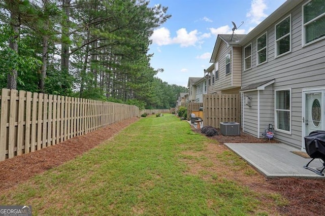 411 Mountain View Ln, Woodstock, GA 30188 - view of yard with a patio area and cooling unit