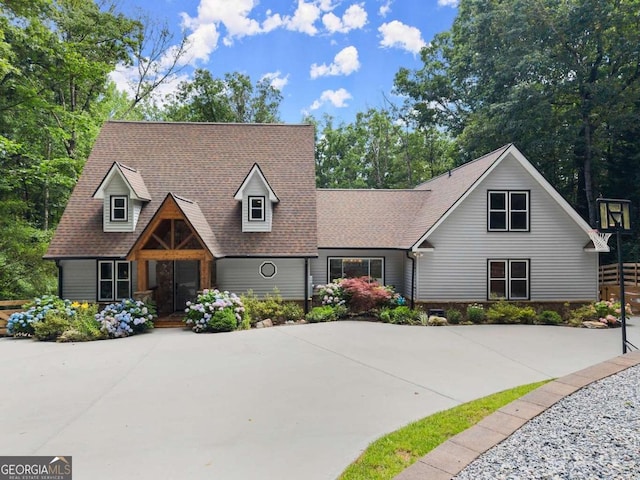 4690 Giddon Martin Rd, Gainesville, GA 30506 - view of front facade featuring a shingled roof