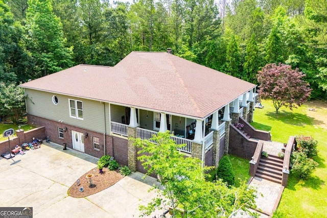 6919 Mount Zion Rd, Waco, GA 30182 - aerial view of property and surrounding area