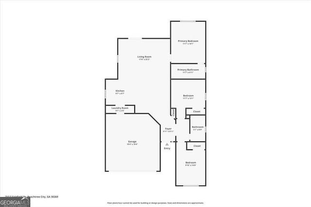 713 Fairfield Dr, Peachtree City, GA 30269 - property floor plan