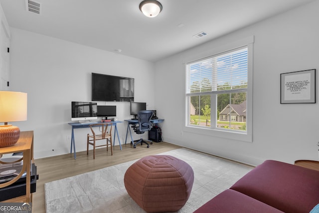 155 Lapis Lake Pt, Fayetteville, GA 30215 - home office featuring wood finished floors and baseboards