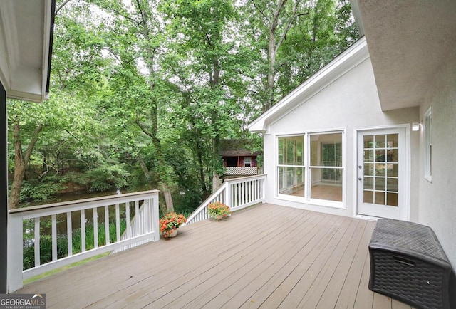 1111 Creekshore Dr, Athens, GA 30606 - view of deck