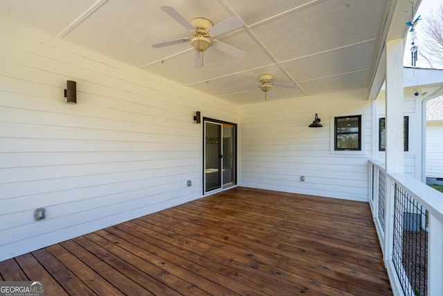 114 Cartecay River Run, Ellijay, GA 30536 - deck with ceiling fan